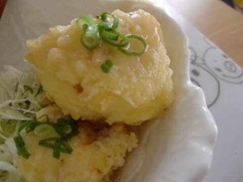ふわふわ豆腐の天ぷら